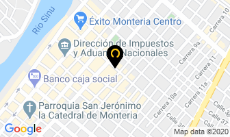 Mapa de Fumigamos en Montería