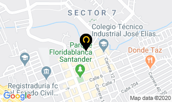 Mapa de Fumigomez en Floridablanca