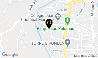 Mapa de Fuminas en Bucaramanga