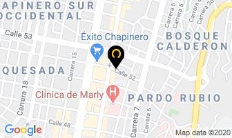 Mapa de Funcicolombia en Bogotá D.C