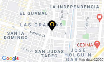 Mapa de Fundabicol en Cali