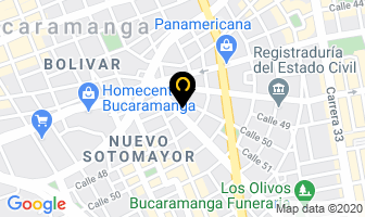 Mapa de Fundación Acrident en Bucaramanga