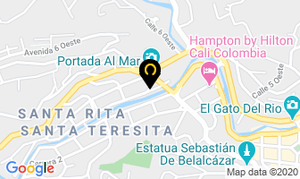 Mapa de Fundación Alzheimer en Cali