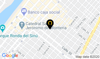 Mapa de Fundación Casalud en Montería