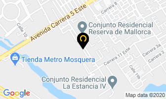 Mapa de Fundacion Casil en Mosquera