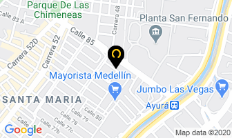 Mapa de Fundación Central Mayorista en Itaguí