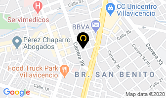 Mapa de Fundacion Cidca en Villavicencio