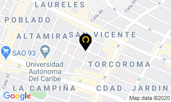Mapa de Fundacion Descubramos en Barranquilla