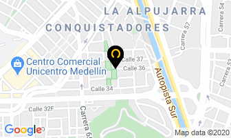 Mapa de Fundación Diversidad en Medellín