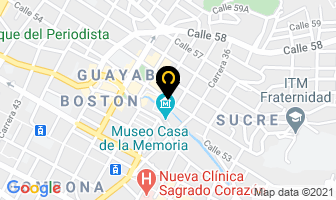 Mapa de Fundación Ecocerros en Medellín