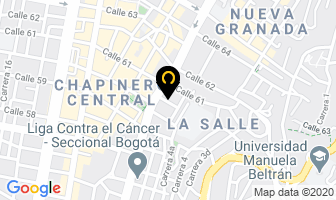 Mapa de Fundación Fader en Bogotá D.C