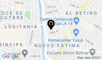 Mapa de Fundacion Funcapc en Tulua