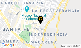 Mapa de Fundación Gaia en Bogotá D.C