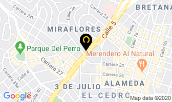 Mapa de Fundación Hogares Claret en Cali