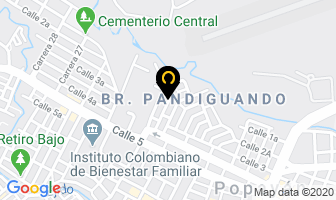 Mapa de Fundación Mujer Sola en Popayán