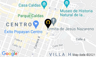 Mapa de Fundación Oftalmologica Vejarano en Popayán
