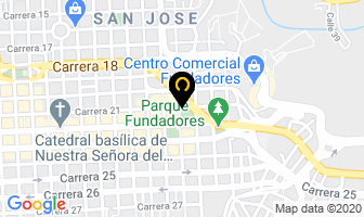 Mapa de Fundacíon Pangea en Manizales