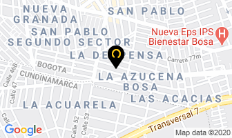 Mapa de Fundacion Pantokrator en Bogotá D.C