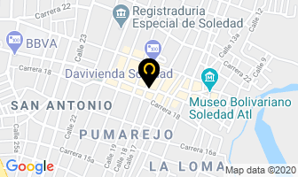 Mapa de Fundacion Para Todos en Soledad