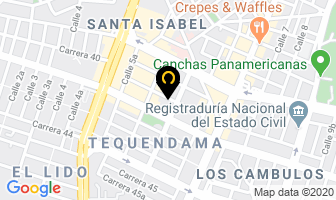 Mapa de Fundación Prevrenal en Cali