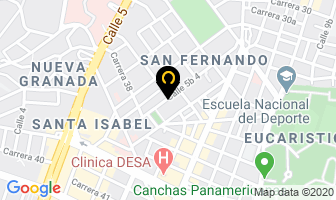Mapa de Fundación Procer en Cali