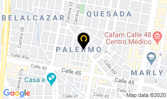 Mapa de fundación PULSO en Bogotá D.C