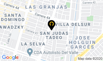 Mapa de Fundación Rayo De Luz en Cali