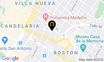 Mapa de Fundacion Semilla Que Crece en Medellín