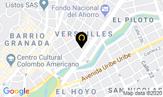 Mapa de Fundación Si Mujer en Cali