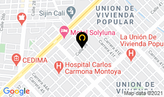 Mapa de Fundación Sonreir en Cali
