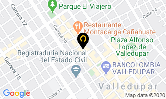 Mapa de Fundación Sonreir en Valledupar