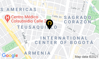 Mapa de Fundación Tomás Rueda Vargas en Bogotá D.C