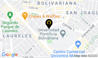 Mapa de Fundación Unau en Medellín