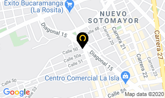 Mapa de Fundactor en Bucaramanga