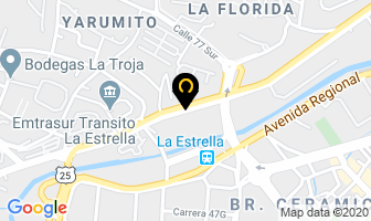Mapa de Fundalco S.a.s en La Estrella