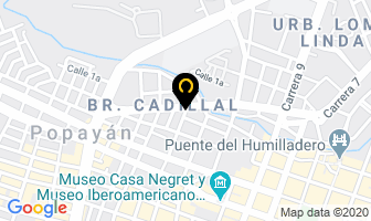 Mapa de Funde Fique en Popayán