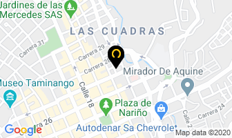 Mapa de Fundeco en Pasto