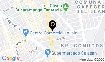 Mapa de Fundeco en Bucaramanga