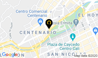 Mapa de Fundecol en Cali