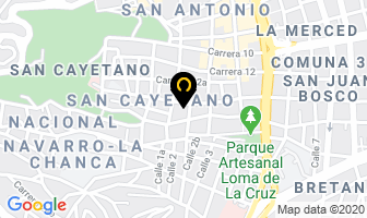 Mapa de Fundecom en Cali