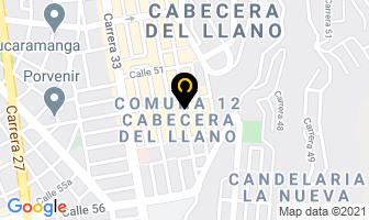 Mapa de Fundesan en Bucaramanga