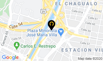 Mapa de Fundicion Bernardo Botero en Medellín