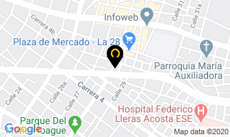 Mapa de Fundición Estándar en Ibagué