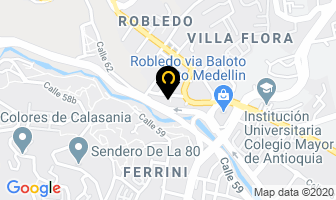 Mapa de Fundición Jaime Sierra en Medellín