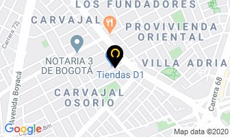 Mapa de Fundiciones Albacor Ltda. en Bogotá D.C
