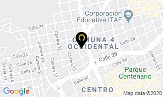 Mapa de Fundiciones El Condor en Bucaramanga