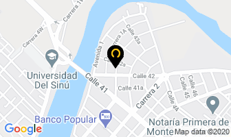 Mapa de Fundiciones Mams en Montería