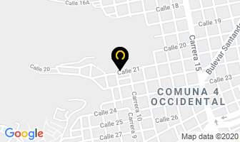 Mapa de Fundiciónes Miguel Castillo en Bucaramanga