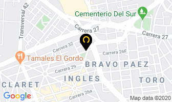 Mapa de Fundiciones Tavera en Bogotá D.C