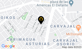Mapa de Fundimos Aceros S.a.s. en Bogotá D.C